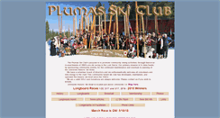 Desktop Screenshot of plumasskiclub.org